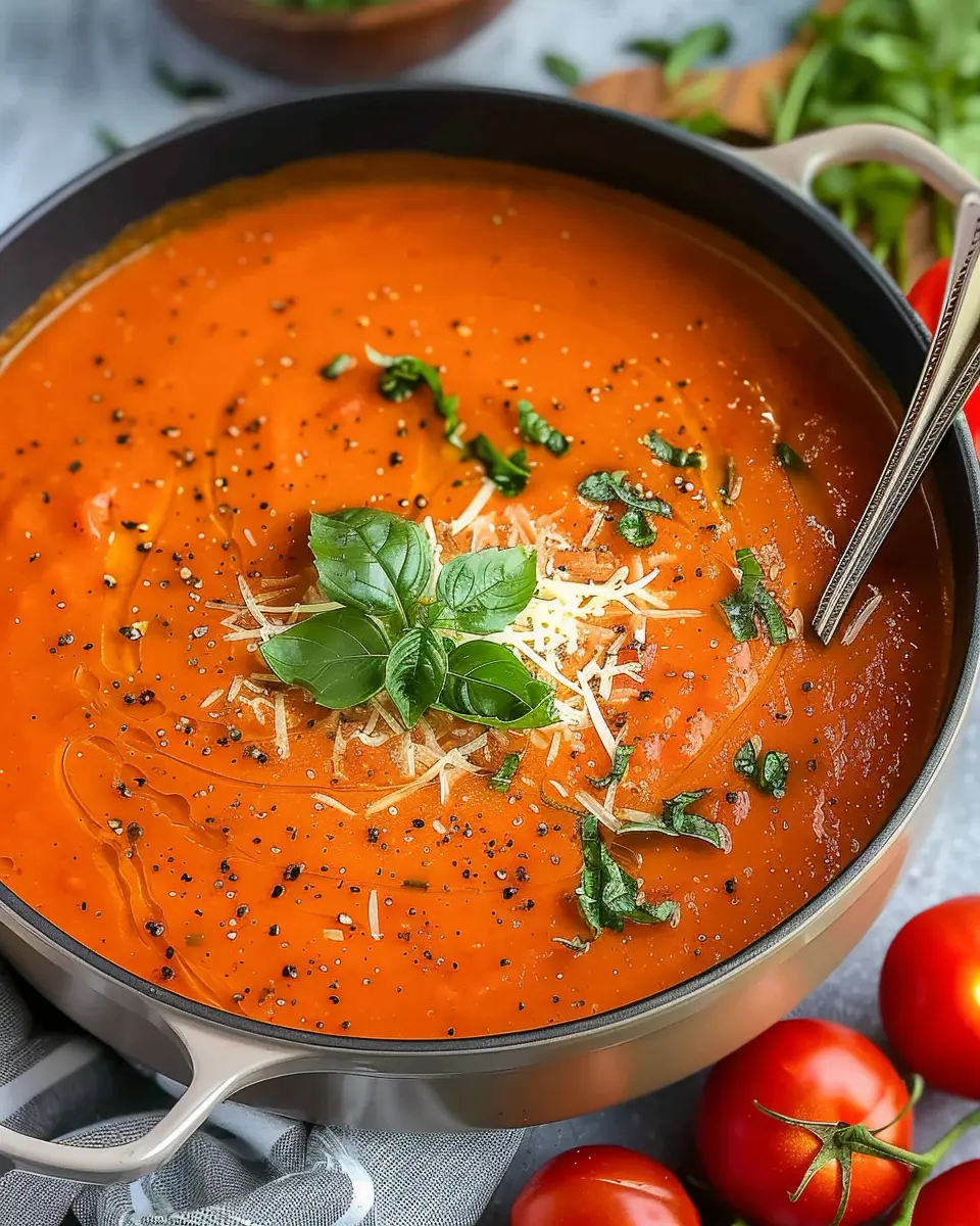 Best Homemade Tomato Soup Recipe with Turkey Bacon Delight