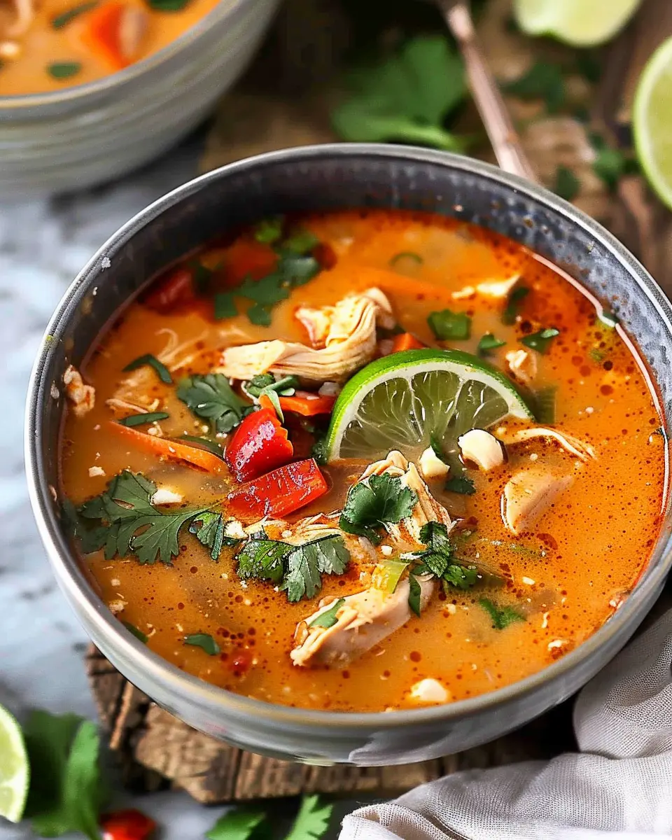 Slow Cooker Thai Chicken Soup Recipe: Easy Comfort in a Bowl