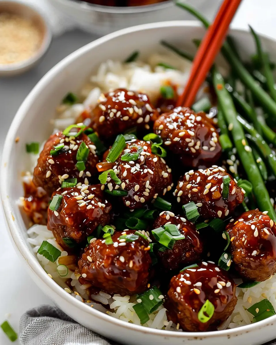 30-Minute Mongolian Beef Meatballs for Easy Weeknight Dinners
