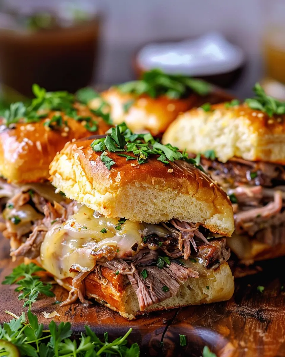 Easy French Dip Sliders with Turkey Bacon: A Juicy Delight at Home