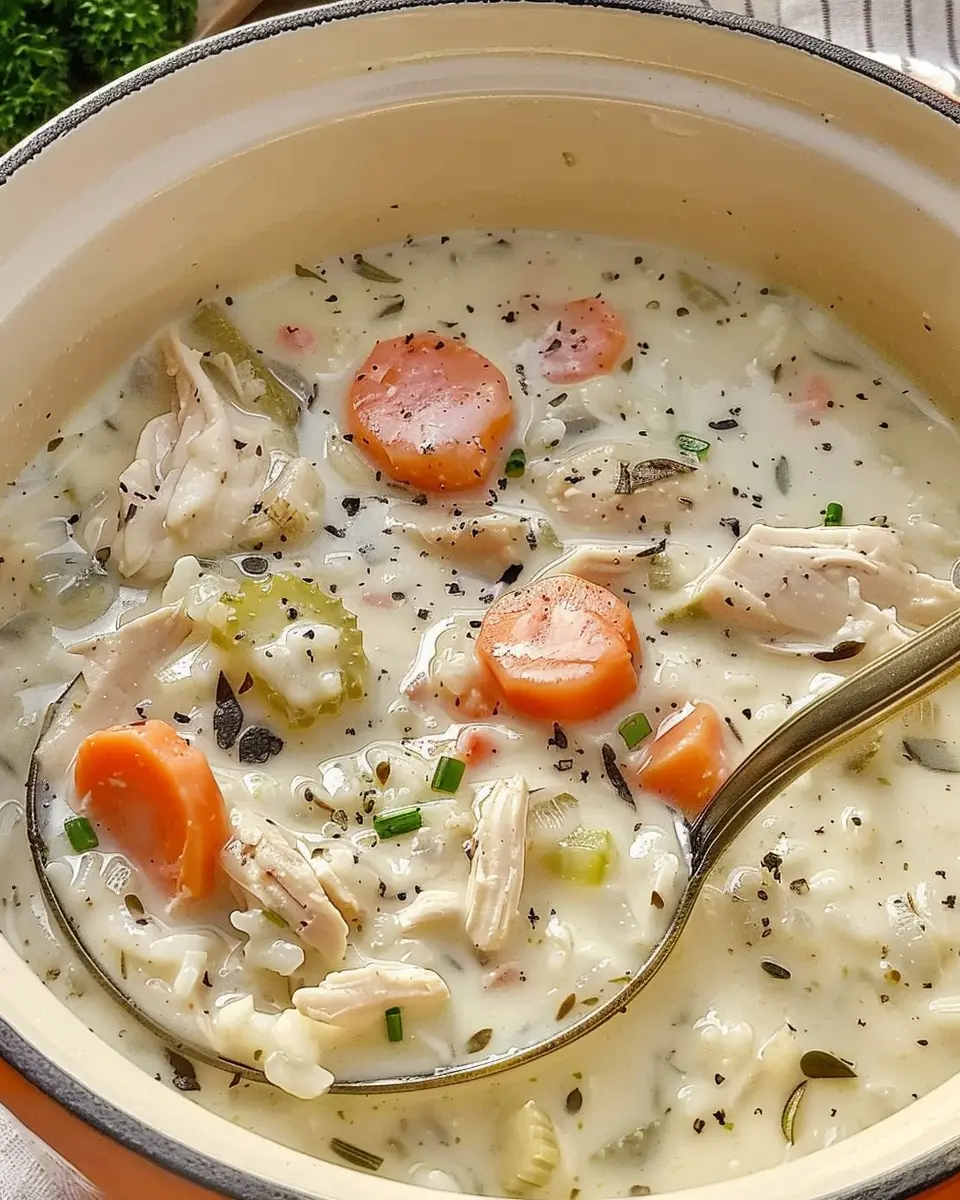 Creamy Chicken and Rice Soup: The Comforting Bowl You Need