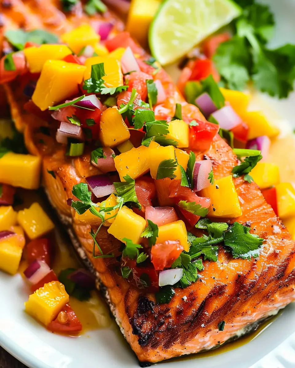 Salmon Recipe with Fresh Mango Salsa: A Juicy Twist for Dinner