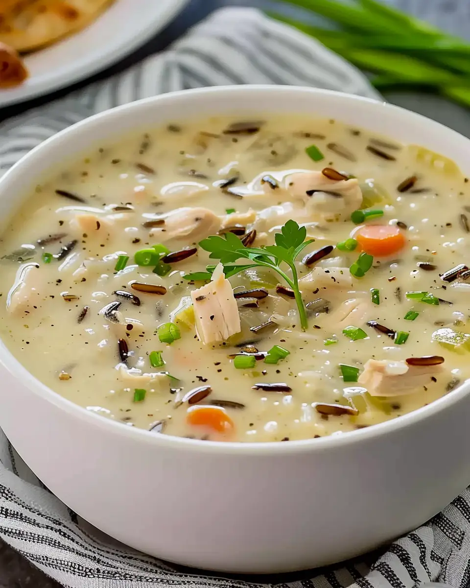 Creamy Chicken and Wild Rice Soup: A Cozy, Comforting Delight