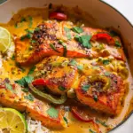 Caribbean-Style Coconut Curry Salmon