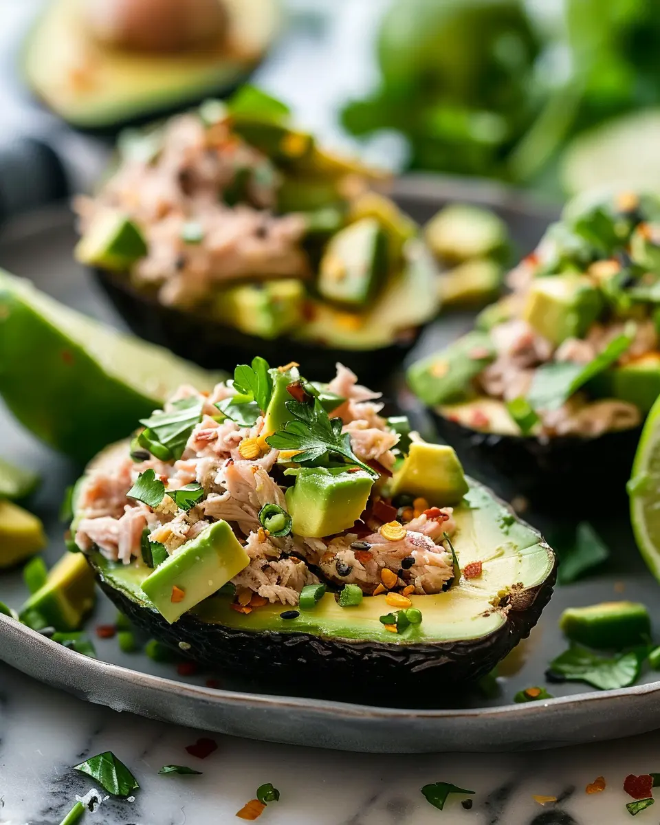 Tuna Stuffed Avocados: Easy Delight for a Healthy Meal
