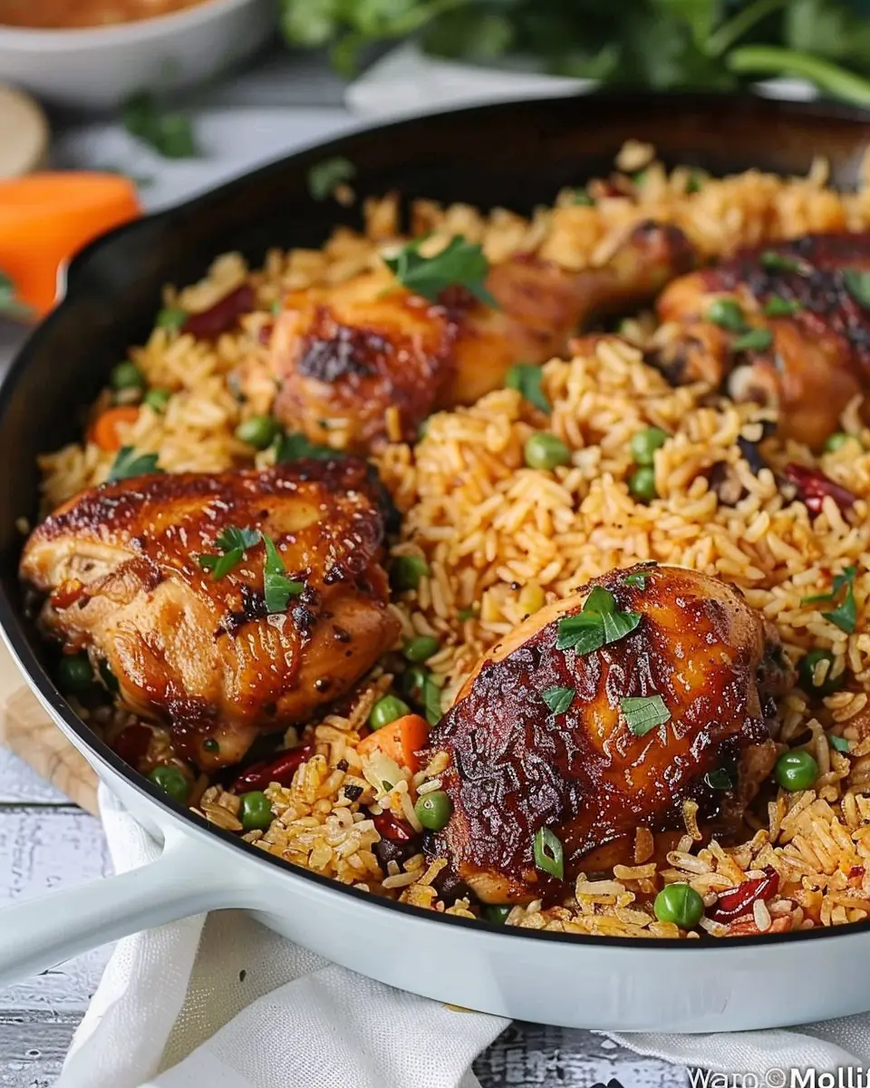 Caribbean Chicken and Rice: A Juicy Twist on Comfort Food