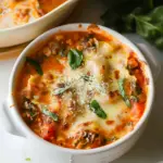 Easy Creamy Lasagna Soup