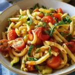 Weeknight Tomato and Zucchini Pasta