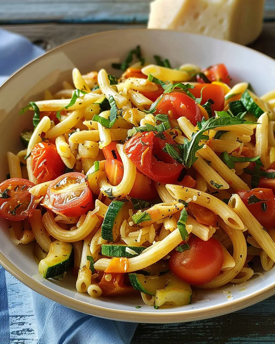 Weeknight Tomato and Zucchini Pasta: Easy, Fresh &amp; Flavorful Delight