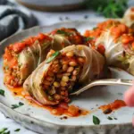 Lentil & Rice Vegan Cabbage Rolls