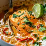 30 minute Coconut Thai Salmon Curry