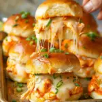 Sheet Pan Buffalo Chicken Sliders