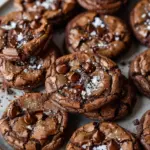 Salted Brownie Cookies