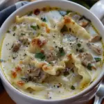 Creamy Alfredo Lasagna Soup