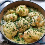 Springtime Chicken & Dumplings with Hella Fresh Herbs