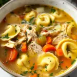 Easy Chicken Tortellini Soup