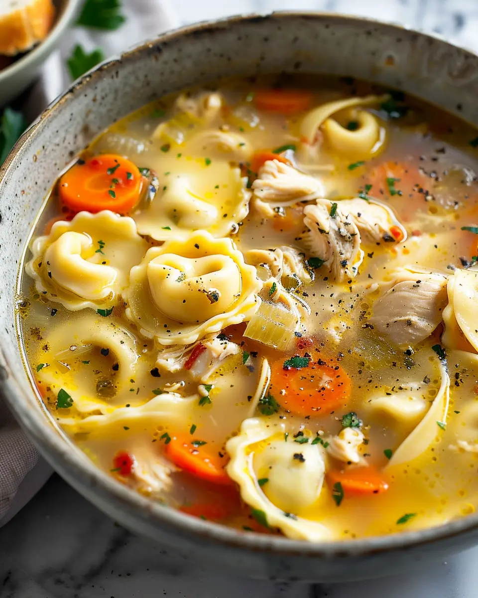 Chicken Tortellini Soup: The Best Cozy Comfort Food Recipe