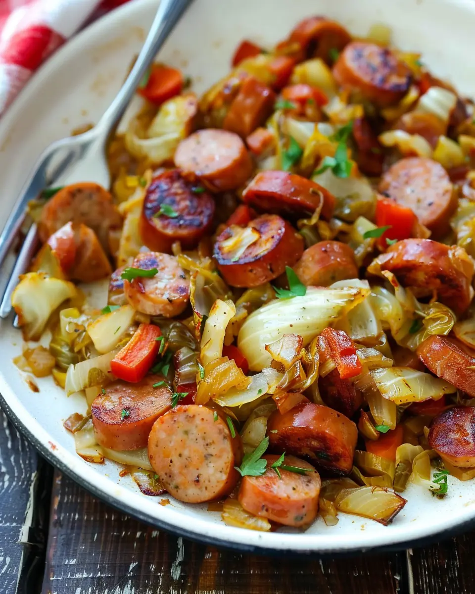Cabbage and Sausage Skillet: Easy Comfort Food Your Family Will Love
