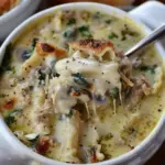 Creamy Alfredo Lasagna Soup