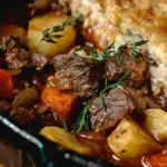 Saucy Beef and Vegetable Casserole