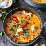 Crockpot Thai Coconut Chicken Soup