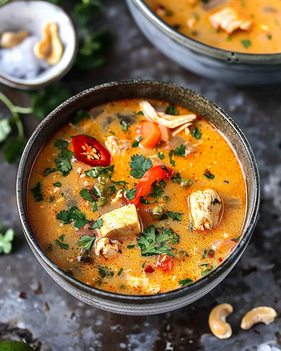 Crockpot Thai Coconut Chicken Soup: Easy Comfort Food Delight