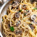 Mushroom Garlic Butter Pasta