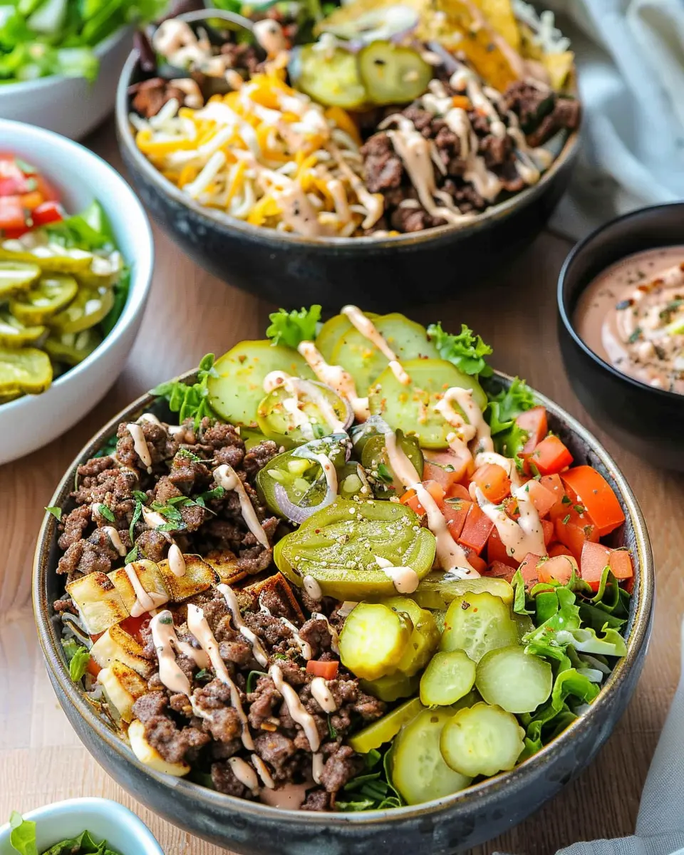 Burger Bowls: Indulgent Recipes with Turkey Bacon and Chicken Ham