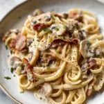 Creamy Bacon and Mushroom Pasta