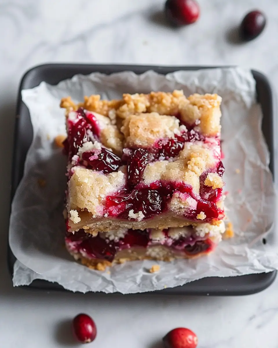 Cranberry Crumble Bars: Easy, Delicious Treat for Every Occasion